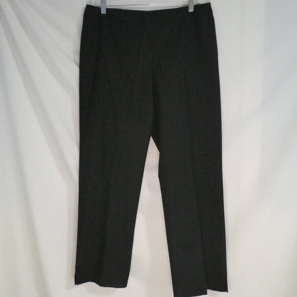 RAFAELLA | size 12 | Classic Black Dress Pants / Trousers | Side Zip Closure - Picture 1 of 16